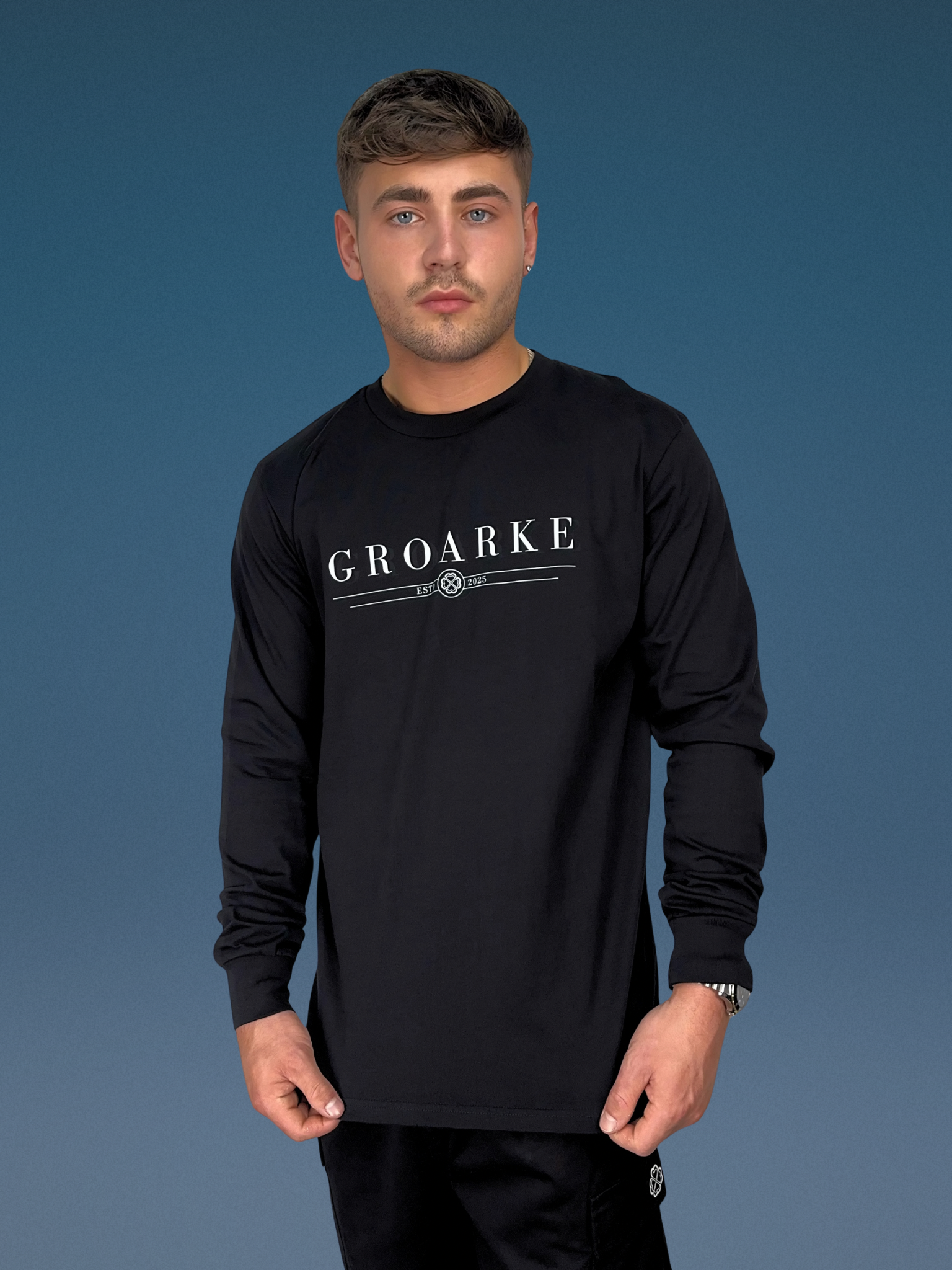 Men’s Long Sleeve T-shirt (black)