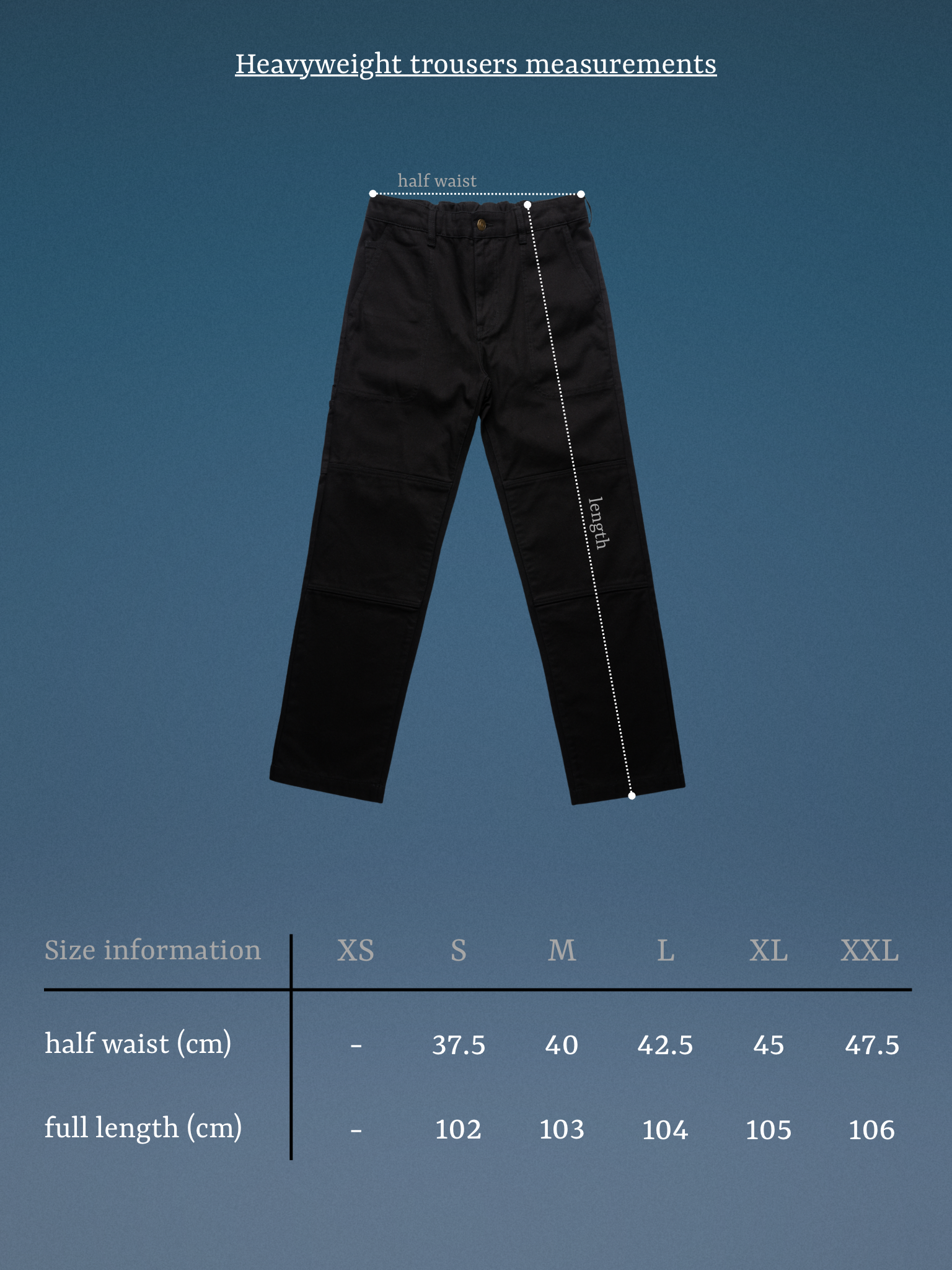 Heavyweight Trousers