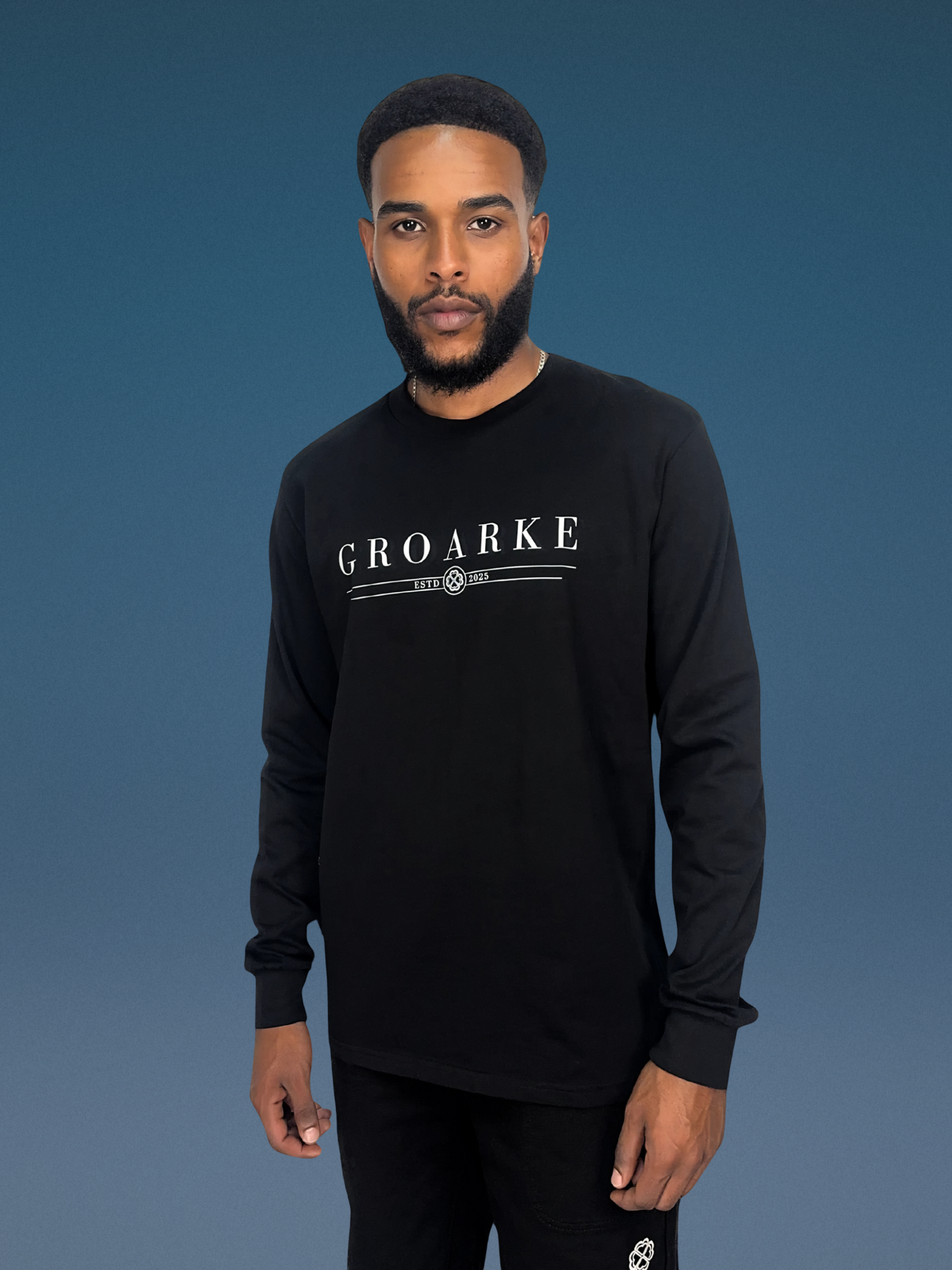 Men’s Long Sleeve T-shirt (black)