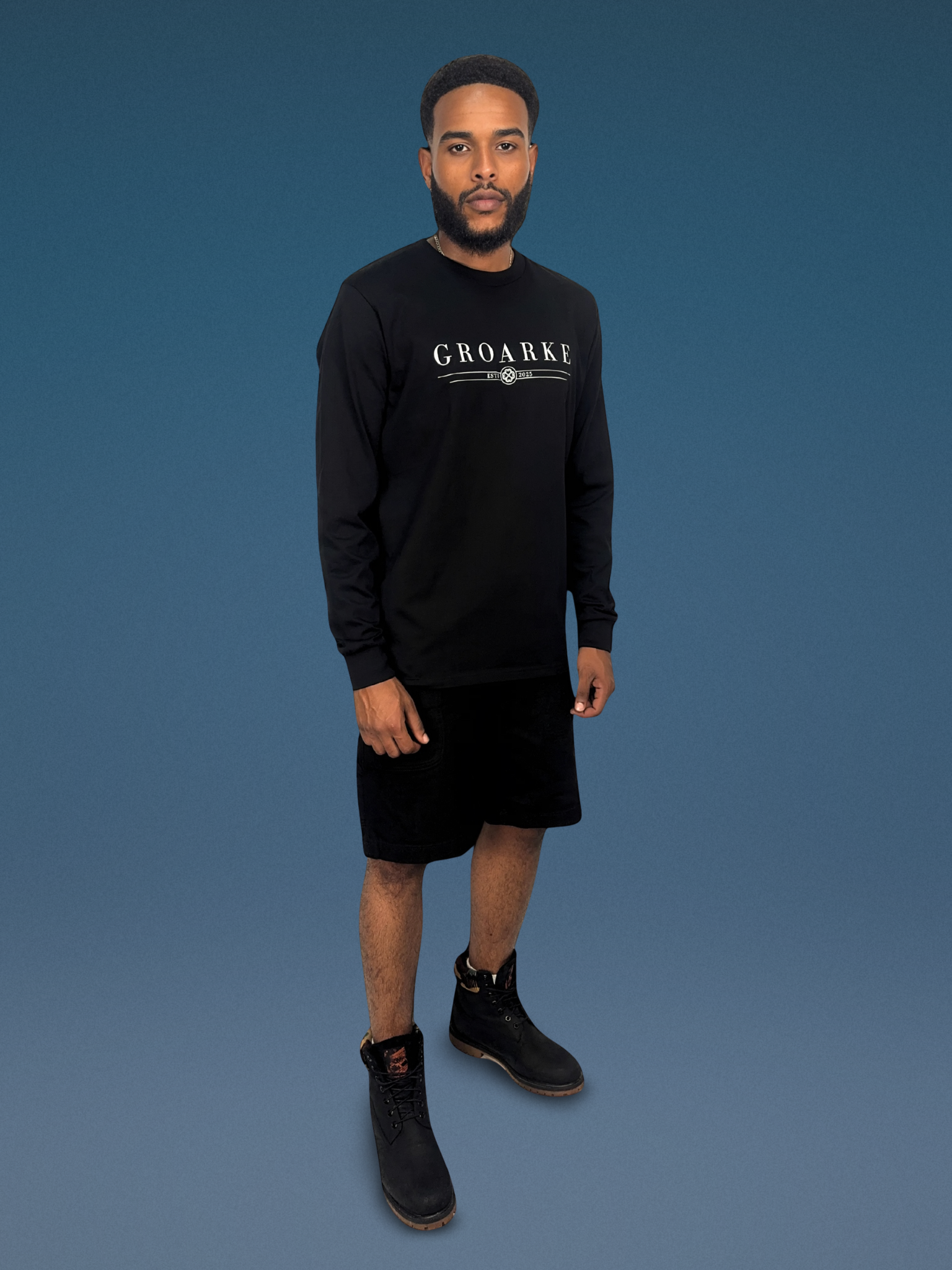 Men’s Long Sleeve T-shirt (black)